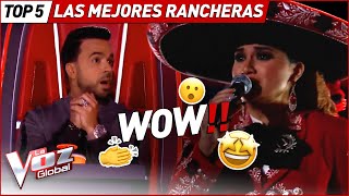 Las mejores actuaciones RANCHERAS en La Voz [upl. by Winstonn]