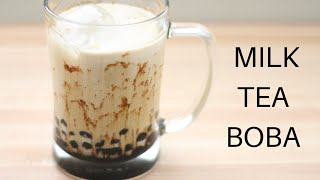 Brown Sugar Milk Tea Boba with Jasmine Tea Bubble Tea [upl. by Enileme]