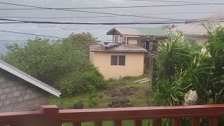 Hurricane Beryl Live from Bequia St Vincent and the Grenadines [upl. by Nalak900]