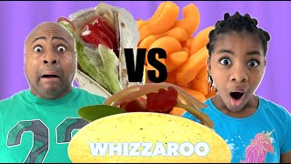 Sparkle Whizzaroo And Daddy Whizzaroo Real Food Vs Gummy Food Challenge PT 2 [upl. by Laeahcim]