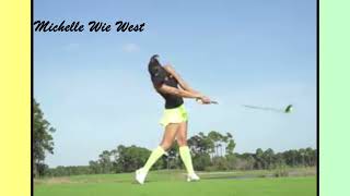 Michelle Wie West Driver Swing SloMoSequence [upl. by Kaehpos]