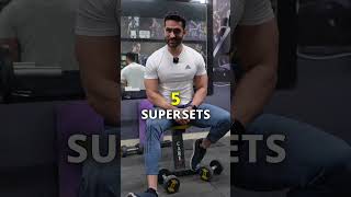 Best SuperSets For Muscle Growth shorts musclebuilding [upl. by Anelis]