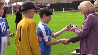 Musselburgh Windsor v Hutchison Vale FC U13 06 05 2018 CupPresentation [upl. by Elisabeth]