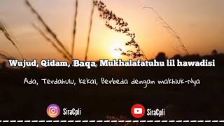 Wujud Qidam Baqa lirik dan arti [upl. by Laidlaw48]