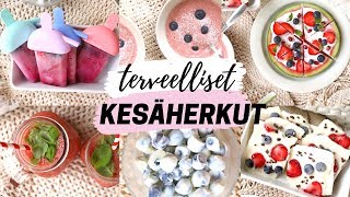 DIY I Terveelliset kesäherkut I 6 ideaa [upl. by Eelyrehc488]