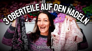 Über spontane Planänderungen bei Resteprojekten  Schibot Garne Strickpodcast Episode 86 [upl. by Neeven]