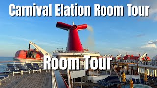 Room Tour on the Carnival Elation  Room U150 Tour [upl. by Ikcir56]