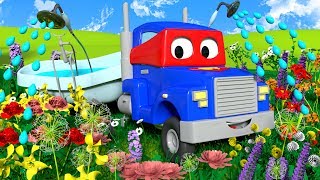 Carl the Super Truck is a sweet Gardening Truck in Car City  Trucks Cartoon for kids [upl. by Drhacir]