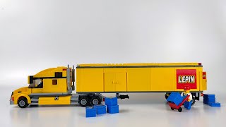 Lepin Cities 02036 Trailer Truck  Lego China [upl. by Funch]