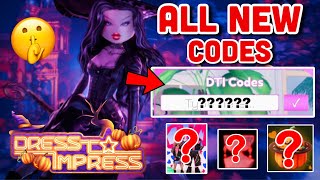 ALL NEW SECRET CODES IN DRESS TO IMPRESS HALLOWEEN UPDATE [upl. by Dric223]