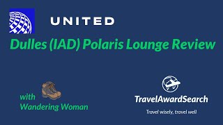 Dulles IAD United Polaris Lounge Review [upl. by Enaz941]