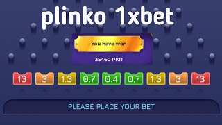 Plinko 1xbet game  plinko 1xbet new game winning tips and tricks plinkogame 1xgames 1xbet [upl. by Annahtur926]