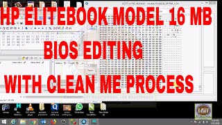 HP Elite Book 16 MB Bios Editing With Clean Me region bios [upl. by Parik915]