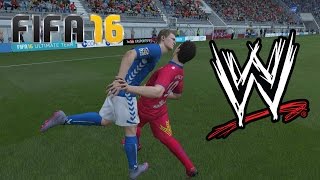 FIFA 16 Fails  With WWE Commentary 4 [upl. by Gwenny537]