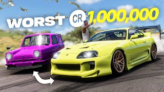 Building The WORST 1000000 Cars in Forza Horizon 5 [upl. by Ahgem]