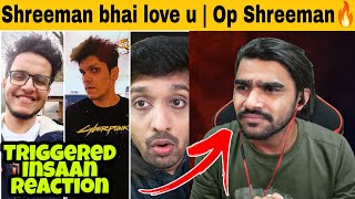 Triggered Insaan amp MrRandom Talking About Shreeman legend  Mythpat on shreeman legend  bgmi [upl. by Reniar]