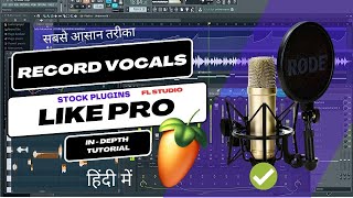 How To Record Vocals Like Pro Studio Quality Vocals  FL Studio With Kurfaat [upl. by Irahk796]