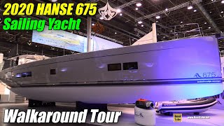 2019 Hanse 675 Sailing Yacht  Deck and Interior Walkaround  2019 Boot Dusseldorf [upl. by Dirgni485]