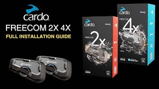 How to Install Cardo Freecom 2x amp 4x  StepbyStep Guide [upl. by Ainar]