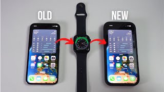 How to transfer Apple Watch to new iPhone pairing all previous data [upl. by Einoj]