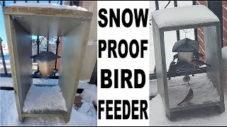 Snow Proof Bird Feeder [upl. by Tnattirb]