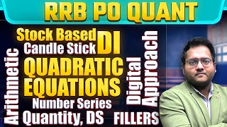 ✅ 🔥 RRB PO 2024 Quant  Quant for RRB PO  Logical DI Mains Level Arithmetic Algebra  Harshal Sir [upl. by Eiggep]