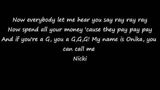 Lyrics to starships clean by Nicki minaj [upl. by Daenis]