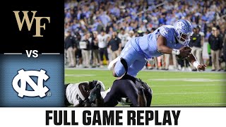 Wake Forest Demon Deacons vs North Carolina Tar Heels Game Replay  2024 ACC Football [upl. by Alejo414]