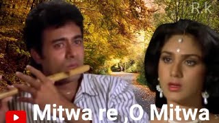 Mitwa Re O Mitwa SongOld SongHDNache Nagin Gali Gali 1990 SongFull Lyrical video [upl. by Nanaj303]