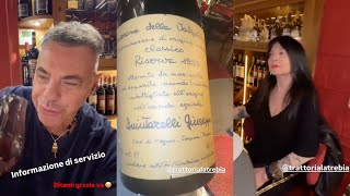 Davide Lacerenza si beve un Amarone Quintarelli riserva del 1995 insieme a Stefania Nobile e Wanna [upl. by Naamana]