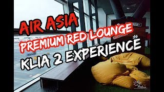 AirAsia Premium Red Lounge Tour KLIA 2 [upl. by Perkin]