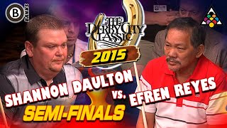 CRAZY BANKS Shannon DAULTON vs Efren REYES  2015 DERBY CITY CLASSIC BANKS DIVISION [upl. by Morven726]