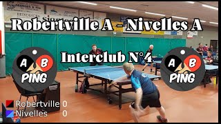 Robertville A  Nivelles A Interclub n°4 [upl. by Gnirol328]