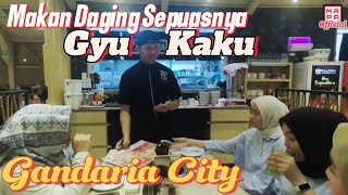 Gyu Kaku Gandaria City  Makan Daging Sepuasnya disini [upl. by Ezar]