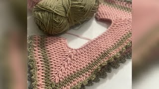 how to make tunisian crochet sweater top to bottom tutorialforbeginner crochetknitting [upl. by Maryanna]