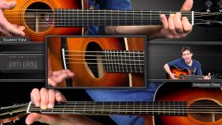 Easy Blues Fingerstyle Techniques and The Rolling E Blues  Guitar Lesson [upl. by Rases897]