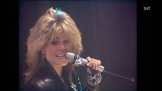 Pernilla Wahlgren  Piccadilly Circus Melodifestivalen 1985 [upl. by Adnahsor390]