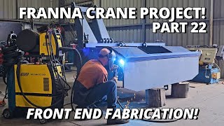 Front End FABRICATION amp NEW Cab Build Begins  Franna Crane Project  Part 22 [upl. by Cralg]