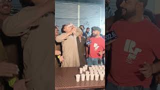 Banana Milk Shake Drinking Contest foodblogger funny mianbhai foodchallenge comedy food [upl. by Barclay]