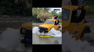 Mau Jimny Challenge Knp Jadi Om Arun Alif🤭 jimny offroad darsvlog [upl. by Acinaj]