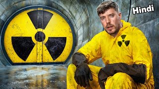 Survive 100 Days In Nuclear Bunker Win 500000 mrbeast hindi l Mr beast in hindi l ‪‪MrBeast [upl. by Aicilif]