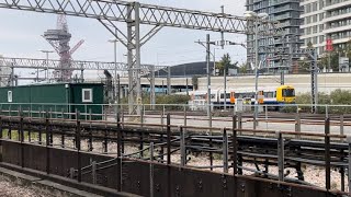 London Overground coming into Stratford  London Trip  01112024 [upl. by Cowan170]