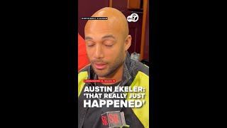 Commanders Austin Ekeler describes the miraculous gamewinning play [upl. by Lundgren885]