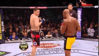 Anderson Silva vs Nick Diaz Luta Completa UFC 183  010215 [upl. by Mosnar947]