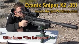 The Barbarian’s First Look at the Evanix X2 35  Available at AirgunProShopcom [upl. by Iggep679]