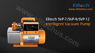 Elitech SVP7  SVP9  SVP12 Intelligent Vacuum Pump [upl. by Durer125]