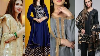 gota work designs gota patti dress designs gota kinari dress designs gota work gota neck designs [upl. by Yllim]