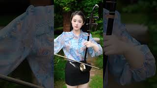 stunning asian musician girl super resolution playing beautiful song on erhu 2 [upl. by Victor]