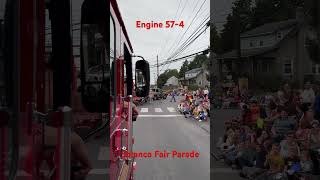 Solanco Fair Parade 2024 goprohero8 qfd57 pierce engine4 [upl. by Neelat]