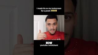 I Made His Ex My Lockscreen 😂 shorts prank [upl. by Clemmie]